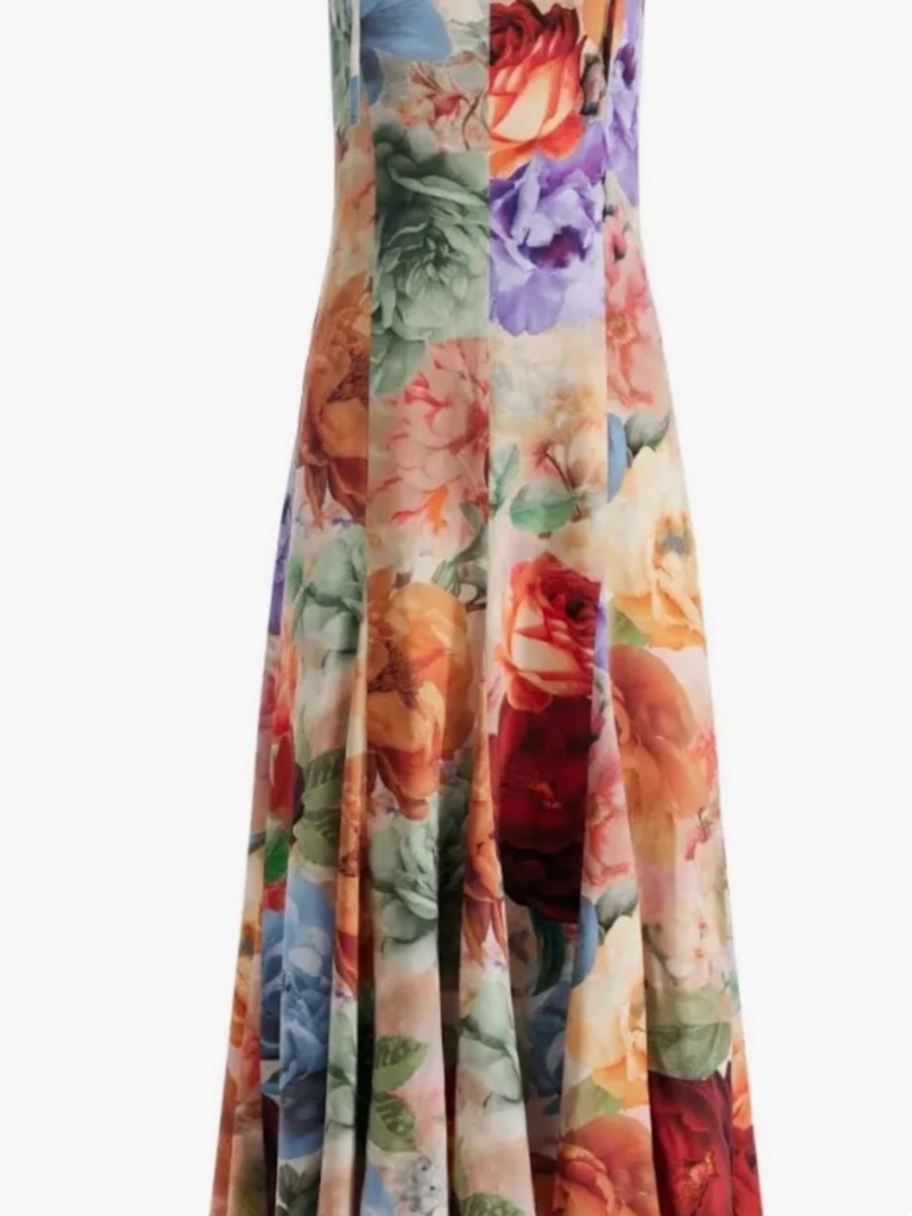 Alice + Olivia Jeanette Storm Floral Midi Dress - Picture 9 of 12